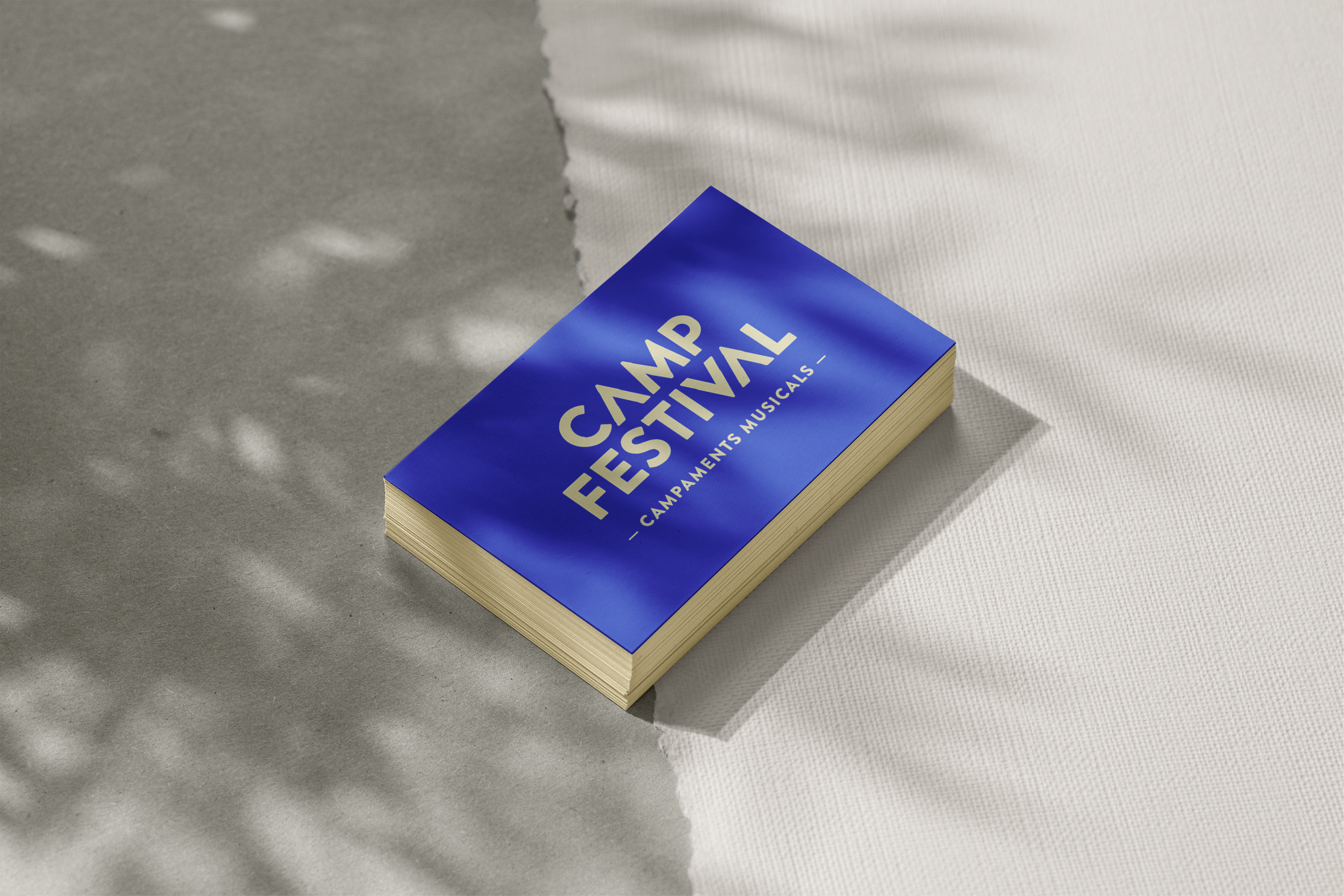 Identidad corporativa de campamentos musicales