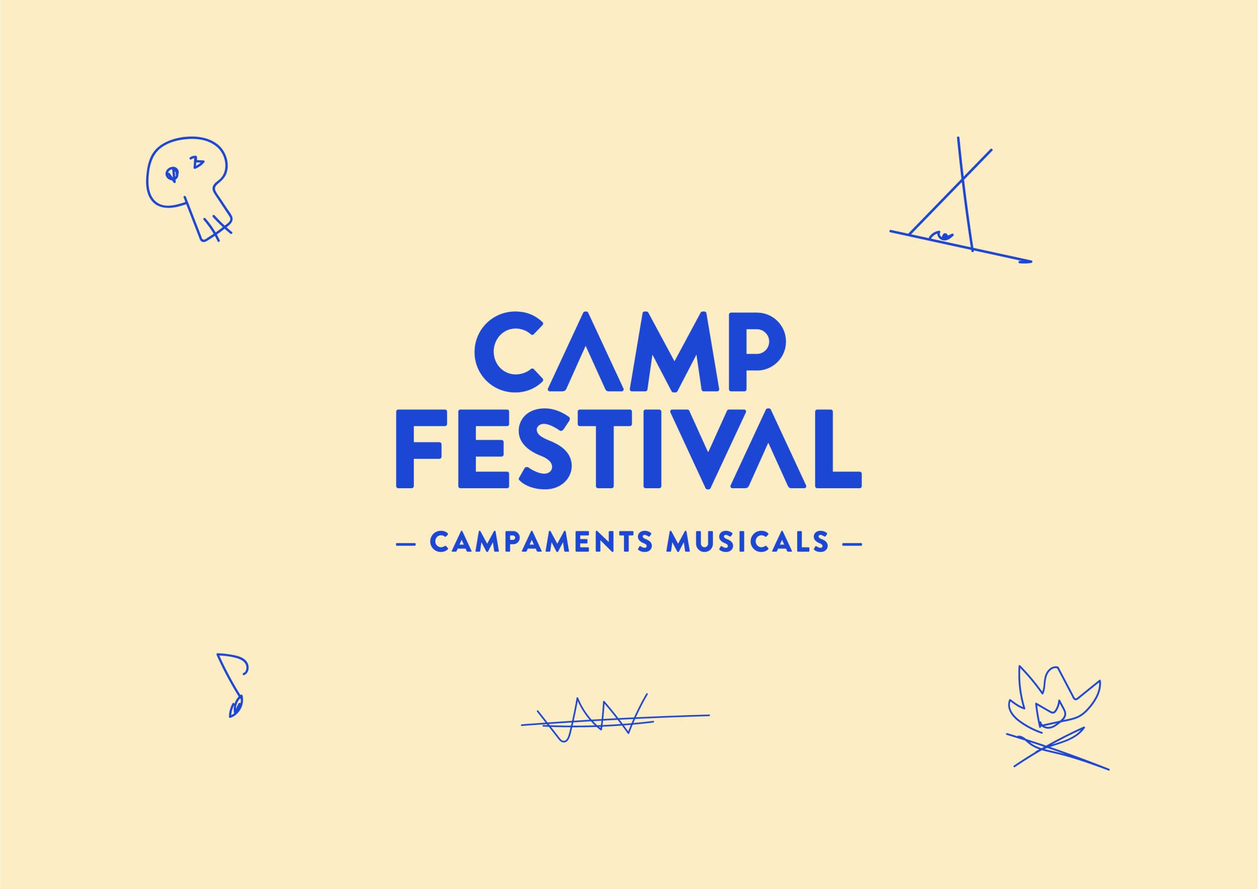 Identidad corporativa de campamentos musicales